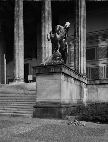 Equestrian Statue at the Altes Museum,  East Berlin