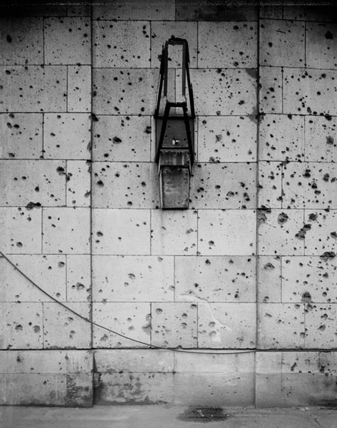 Scarred Supporting Wall, Berlin Elevated Railway 1992