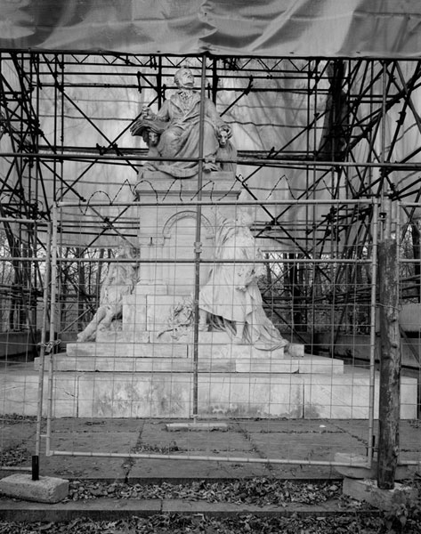Statue of Wagner in the Tiergarten.&nbsp;	&nbsp;1987
