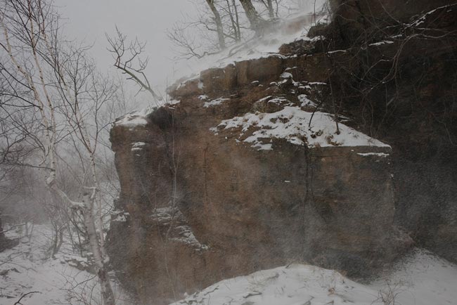 Snowstorm, California Quarry, Woodstock, 2010