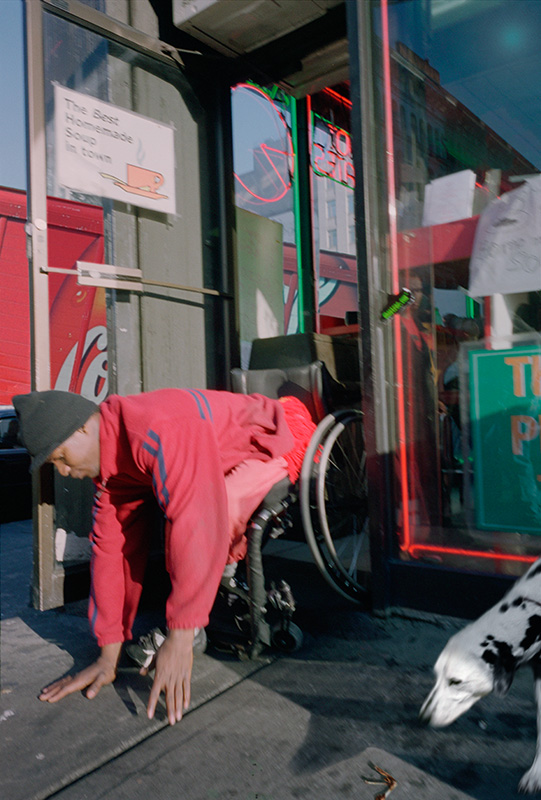 Dalmatian, outside Maffei&rsquo;s Pizza, NY, 1999 
